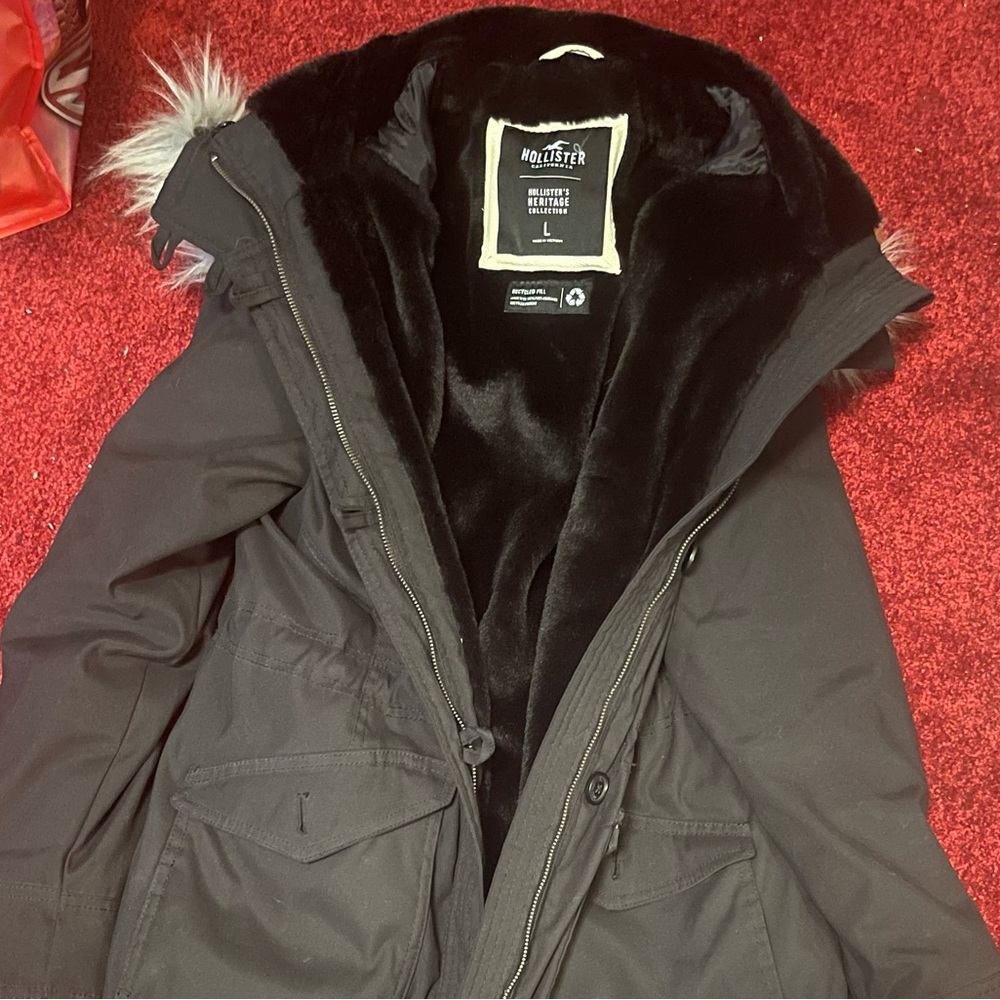 Hollister parka winter coat